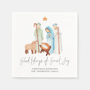 Krippenfiguren Glad-Dingen mit großem Joonamen Serviette
