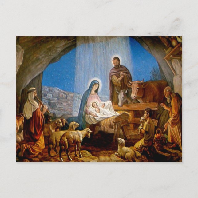 Krippengeschenke für Weihnachten (Vorderseite)