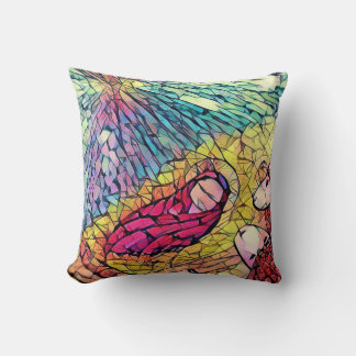 Krippengeschichten Manger Baby Jesus verklebt Glas Kissen