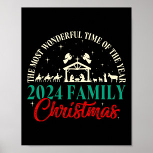Krippengeszene Christlich Weihnachten Weihnachten Poster