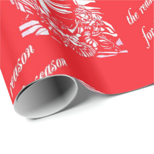 Krippenglas - rot geschenkpapier