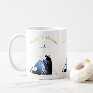 Krippenlandschaft Frohe Weihnachtsgrüße Kaffeetasse