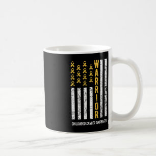 Kririor Gold Ribbon Kindheit Krebs Bewusstsein Kaffeetasse