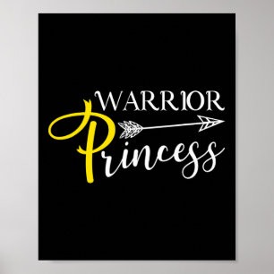 Kririor Princess Childhood Cancer Awareness Poster