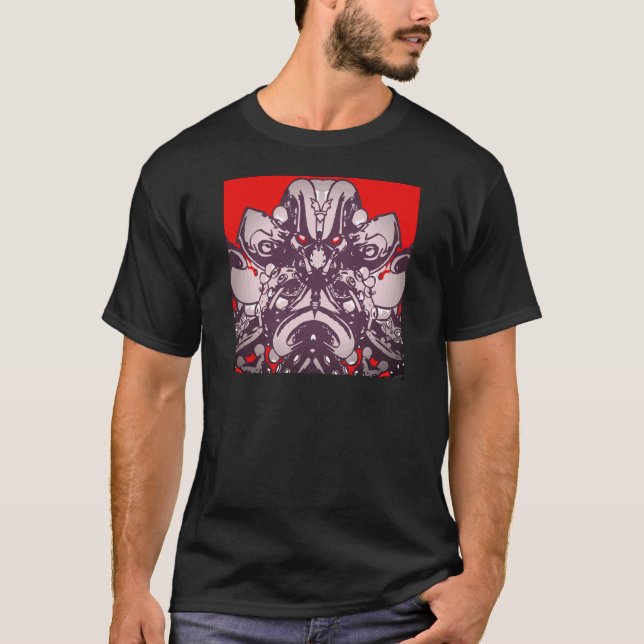 Kris Alan Kleideralien-Gesicht T-Shirt (Vorderseite)