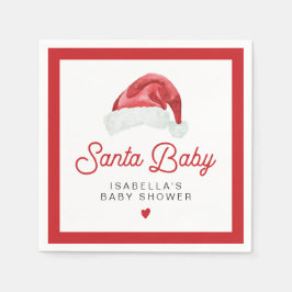 KRIS Cute and Modern Santa Baby Shower Table Serviette
