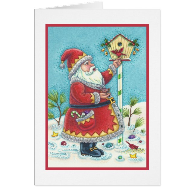KRIS KRINGLE & KARDINAL CHRISTMAS GREETCARD B (Vorne)