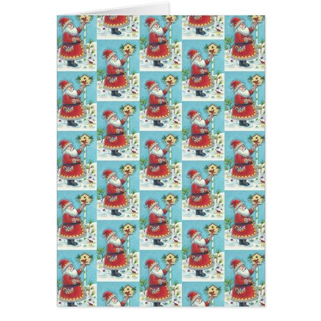 KRIS KRINGLE & KARDINAL CHRISTMAS GREETCARD B (Vorne)