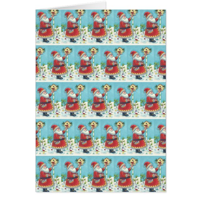 KRIS KRINGLE & KARDINAL CHRISTMAS GREETCARD B (Vorne)