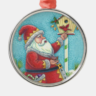 KRIS KRINGLE REDBIRDS CHRISTMAS PREMIUM ORNANAATIO ORNAMENT AUS METALL
