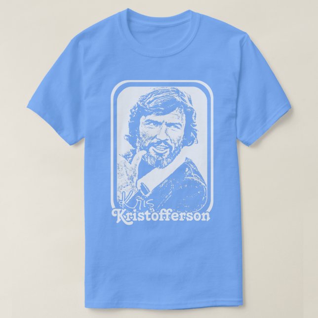 Kris Kristofferson Retro Style Fan Geschenk T-Shirt (Design vorne)