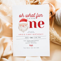 KRIS Oh What Fun To Be One 1st Birthday