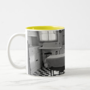 Krise-Ära Bauernhof-Küchen-Tasse Zweifarbige Tasse