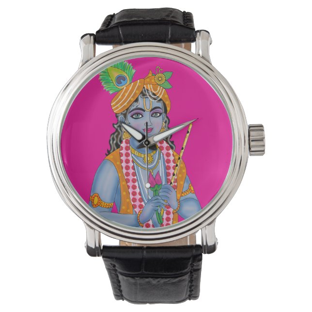 Krishna Clock Armbanduhr (Vorderseite)