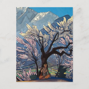 „Krishna - Frühling in Kulu“ von Nicholas Roerich Postkarte