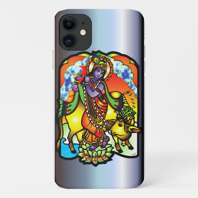 Krishna - Götter und Gottheiten Case-Mate iPhone Hülle (Rückseite)
