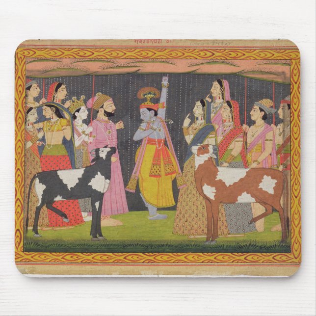 Krishna Hebeberg Govardhana aus dem 'Bhagav Mousepad (Vorne)