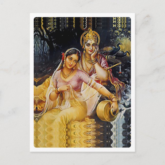 KRISHNA - Hintere Gottheit - Postkarte (Vorderseite)