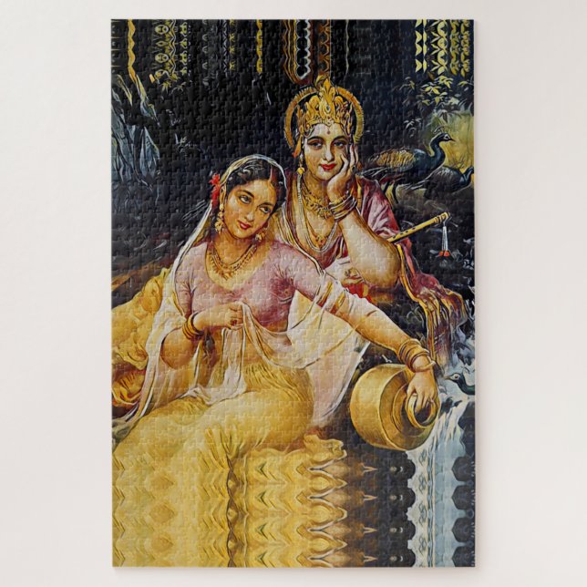 KRISHNA - Hintere Gottheit - Puzzle (Vertikal)