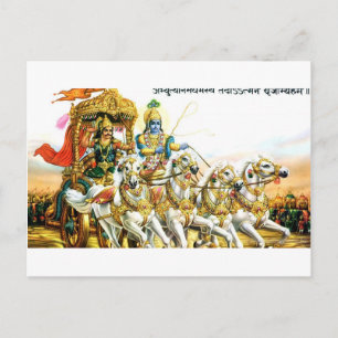 KRISHNA IN MAHABHARAT POSTKARTE