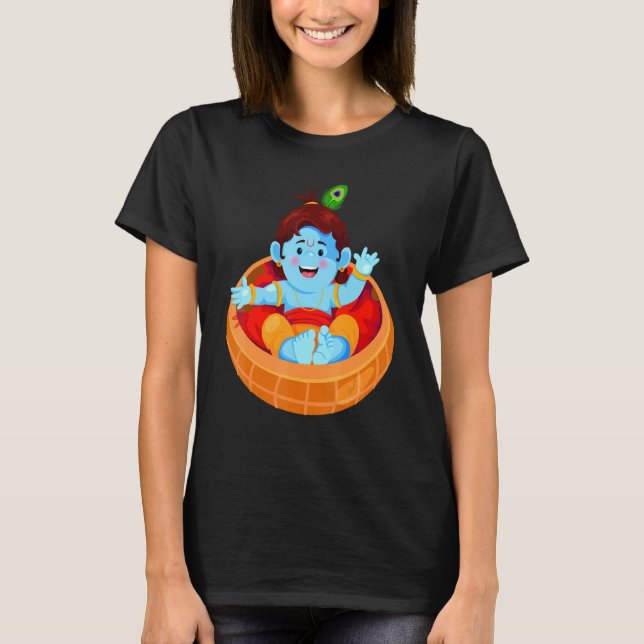 Krishna Janmashtami T-Shirt (Vorderseite)