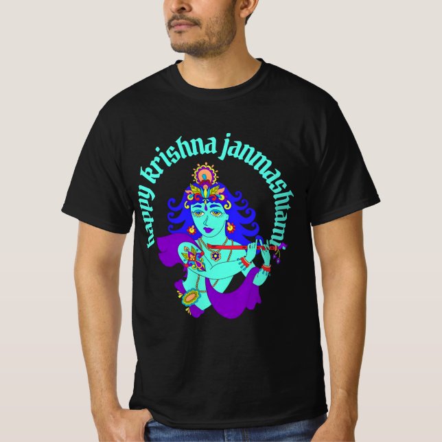 Krishna Janmashtami T-Shirt (Vorderseite)