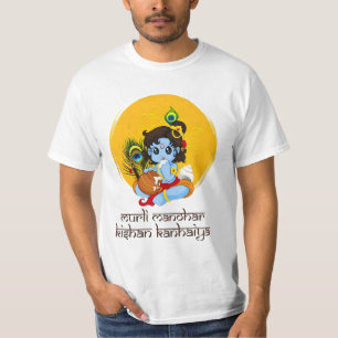 Krishna Janmashtami Zitat T-Shirt