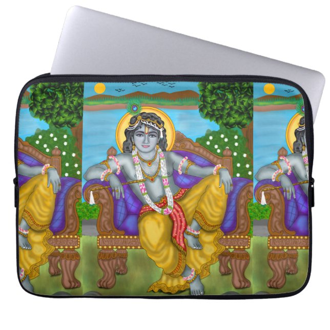 Krishna Laptop Case (Vorderseite)