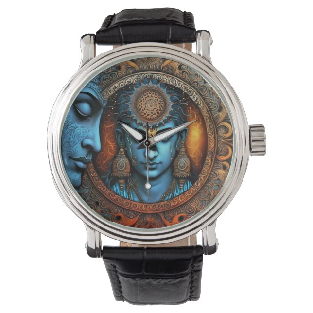 Krishna Lord Armbanduhr (Vorderseite)