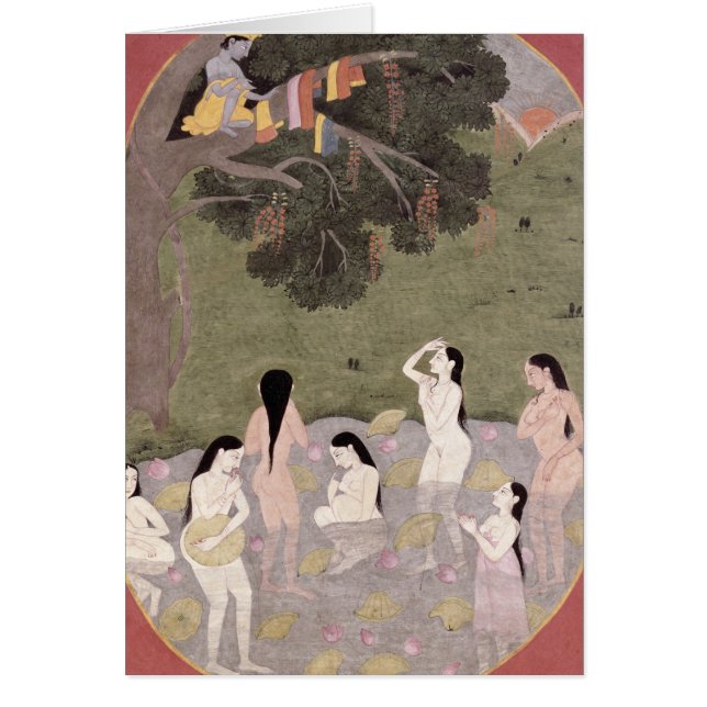 Krishna mit der Kleidung der Kuh-Mädchen, (Vorne)