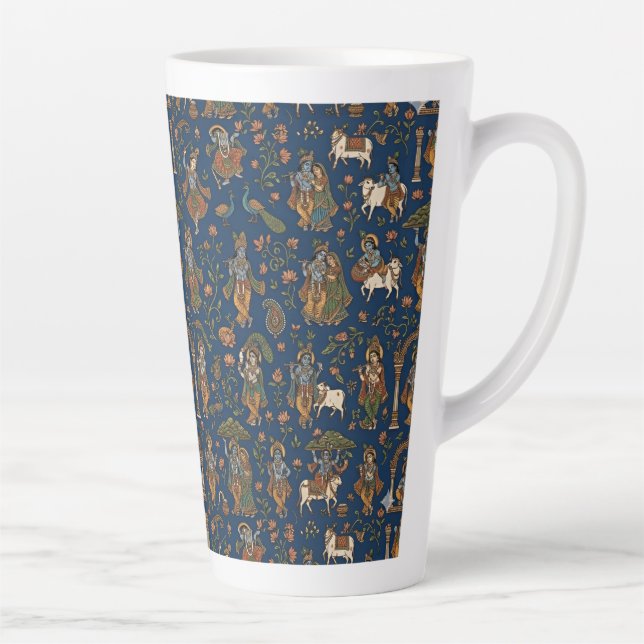 Krishna-Muster Milchtasse (Rechts)