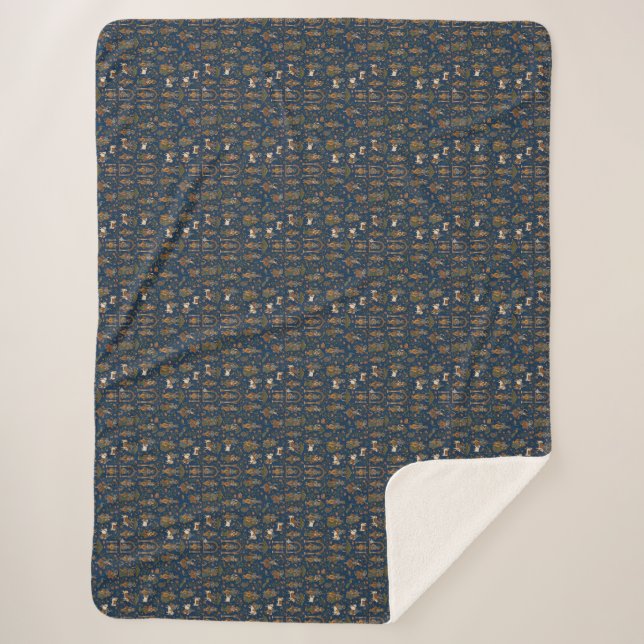 Krishna-Muster Sherpadecke (Vorderseite)