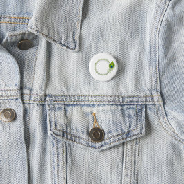 Krishna Pfauenthema Button