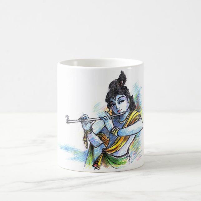 Krishna Skizze Tasse (Mittel)