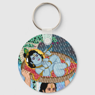 Krishna & Vasudeva Schlüsselanhänger