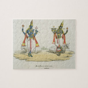 Krishna Venugopala, graviert von de Marlet und du Puzzle