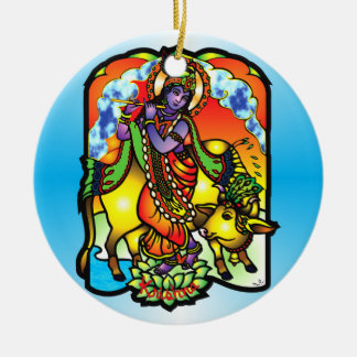 Krishna Verzierung Keramik Ornament