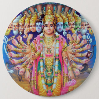Krishna Vishvarupa Knopf Button
