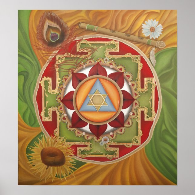 Krishna Yantra Poster (Vorne)