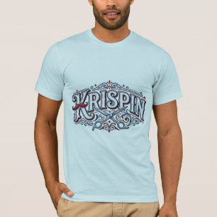 KRISPIN Vintage-Barbier-Shop Grafik-T-Shirt T-Shirt