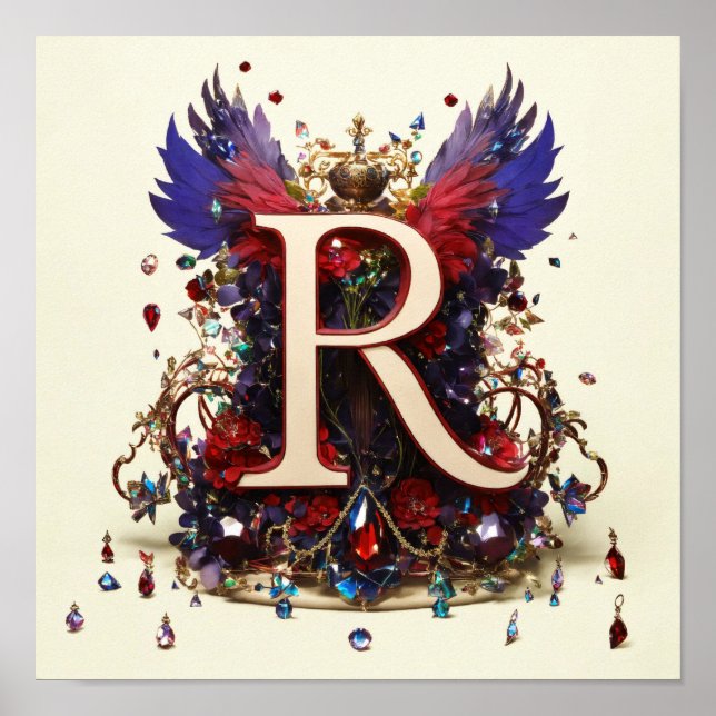 Krispin's Barber Lounge: Benutzerdefiniertes Logo- Poster (Vorne)