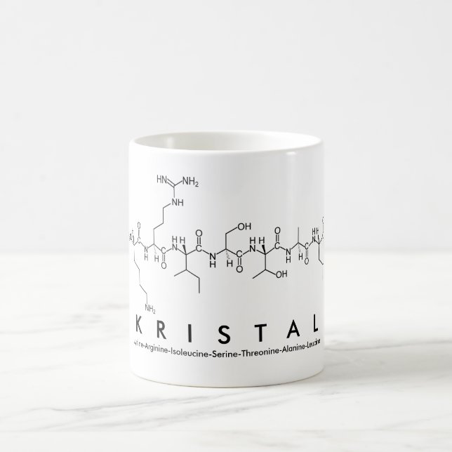Kristal Peptidname Tasse (Mittel)