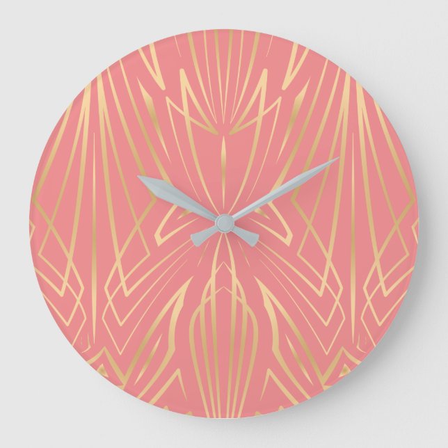 Kristall 9 große wanduhr (Vorderseite)