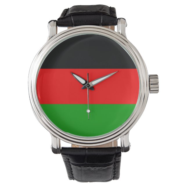 Kristall Black Enamel Watch Armbanduhr (Vorderseite)