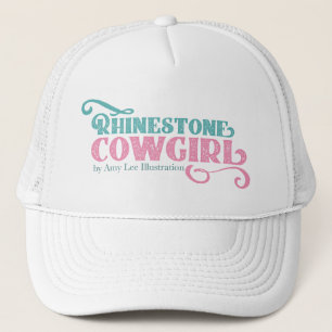 Kristall Cowgirl Logo Ball Cap Truckerkappe