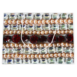 Kristall, Diamanten, Schmuck, Perlen Große Geschenktüte