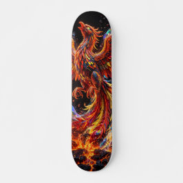 Kristall-Eis-Drachen-Mosaik-Skateboard Skateboard