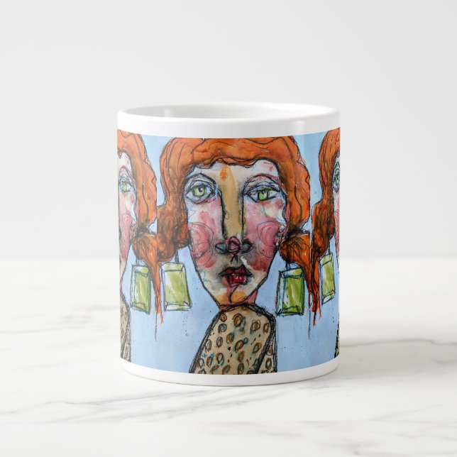 Kristall Girl Jumbo-Tasse (Vorderseite)