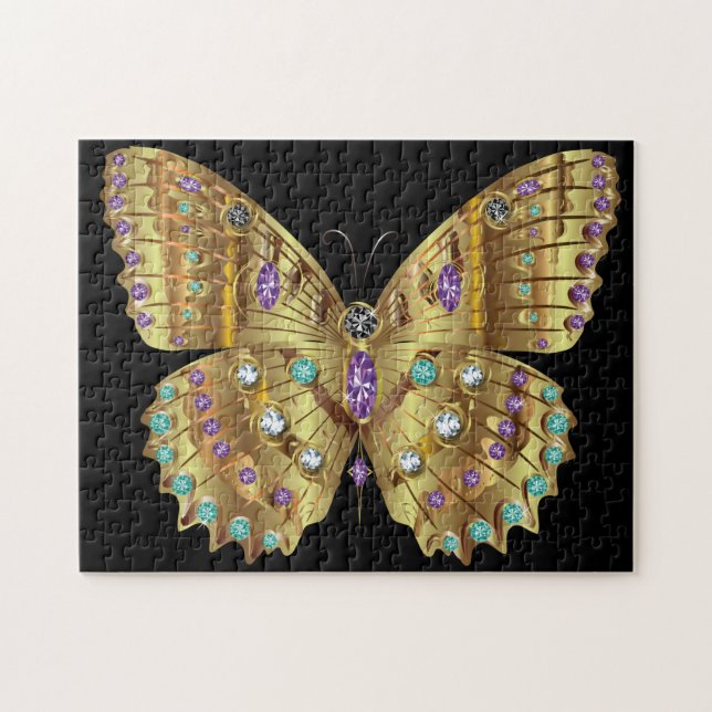 Kristall Golden Butterfly Puzzle (Horizontal)