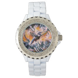 Kristall Hummingbird Wrist Watch Armbanduhr